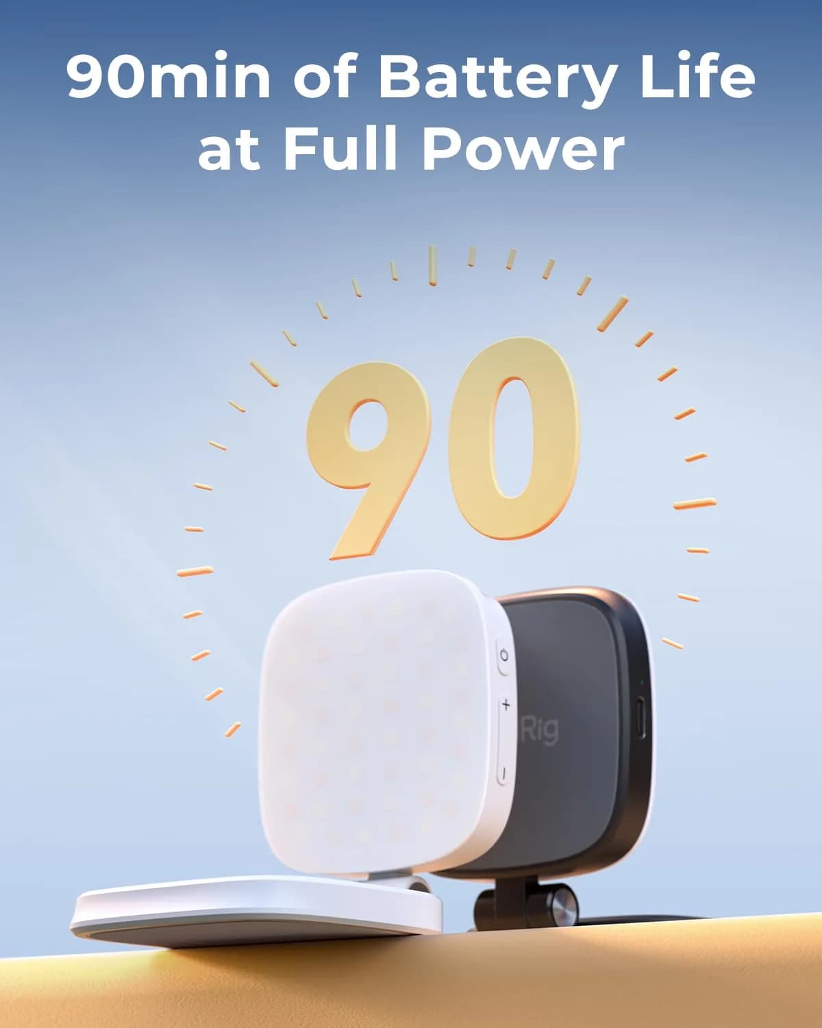 SmallRig Magnetic Selfie Light with Mirror, White | 360° Fill Light Coverage for Content Creation - view 6