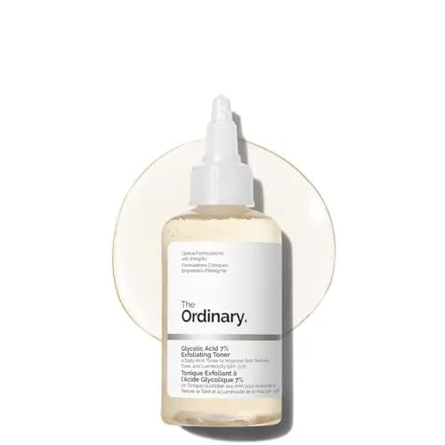 The Ordinary Glycolic Acid 7% Exfoliating Toner 100ml (3.4 Fl Oz) | Brightens & Smooths Skin Tone thumbnail 1