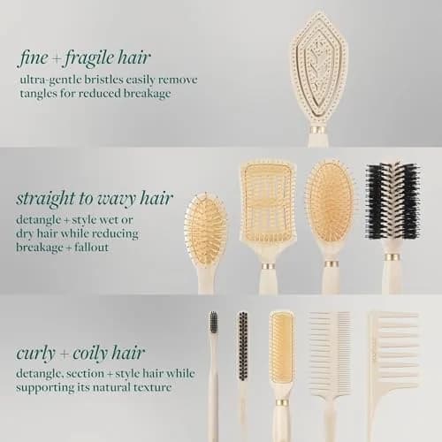 EcoTools Edge Defining Hairbrush for Baby Hair | Eco-Friendly Bamboo, Precise Control (70-120 chars) thumbnail 8