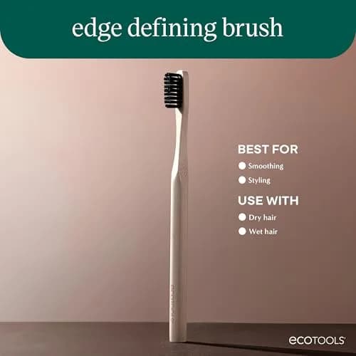 EcoTools Edge Defining Hairbrush for Baby Hair | Eco-Friendly Bamboo, Precise Control (70-120 chars) thumbnail 3