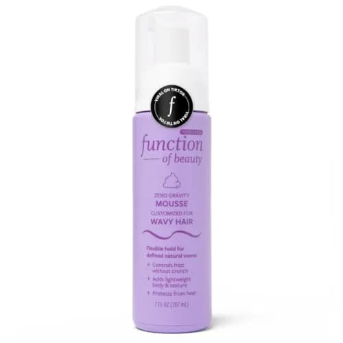 Function of Beauty Wavy Hair Mousse for Styling - Anti-Frizz, Lightweight Hold, 7 fl oz | Supports Natural Waves & Frizz Control thumbnail 1