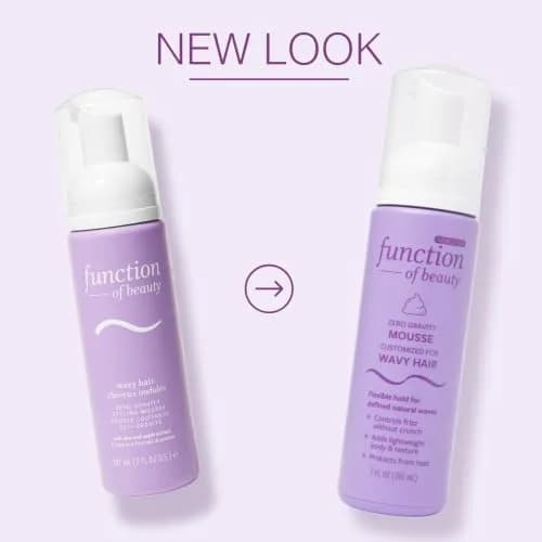 Function of Beauty Wavy Hair Mousse for Styling - Anti-Frizz, Lightweight Hold, 7 fl oz | Supports Natural Waves & Frizz Control thumbnail 3