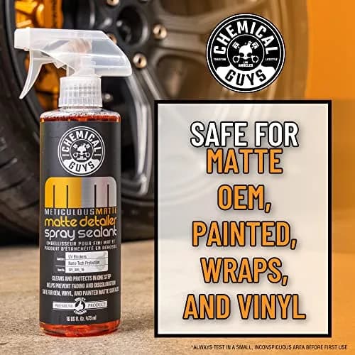 Chemical Guys Meticulous Matte & Satin Finish Detailer & Sealant 946ml (32 Fl Oz) | Cleans Without Adding Gloss thumbnail 8