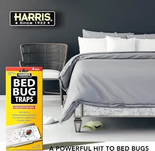 Harris Bed Bug Early Detection Glue Traps 8 Traps (Pack of 2) | Discreet Monitoring for Indian Homes thumbnail 6