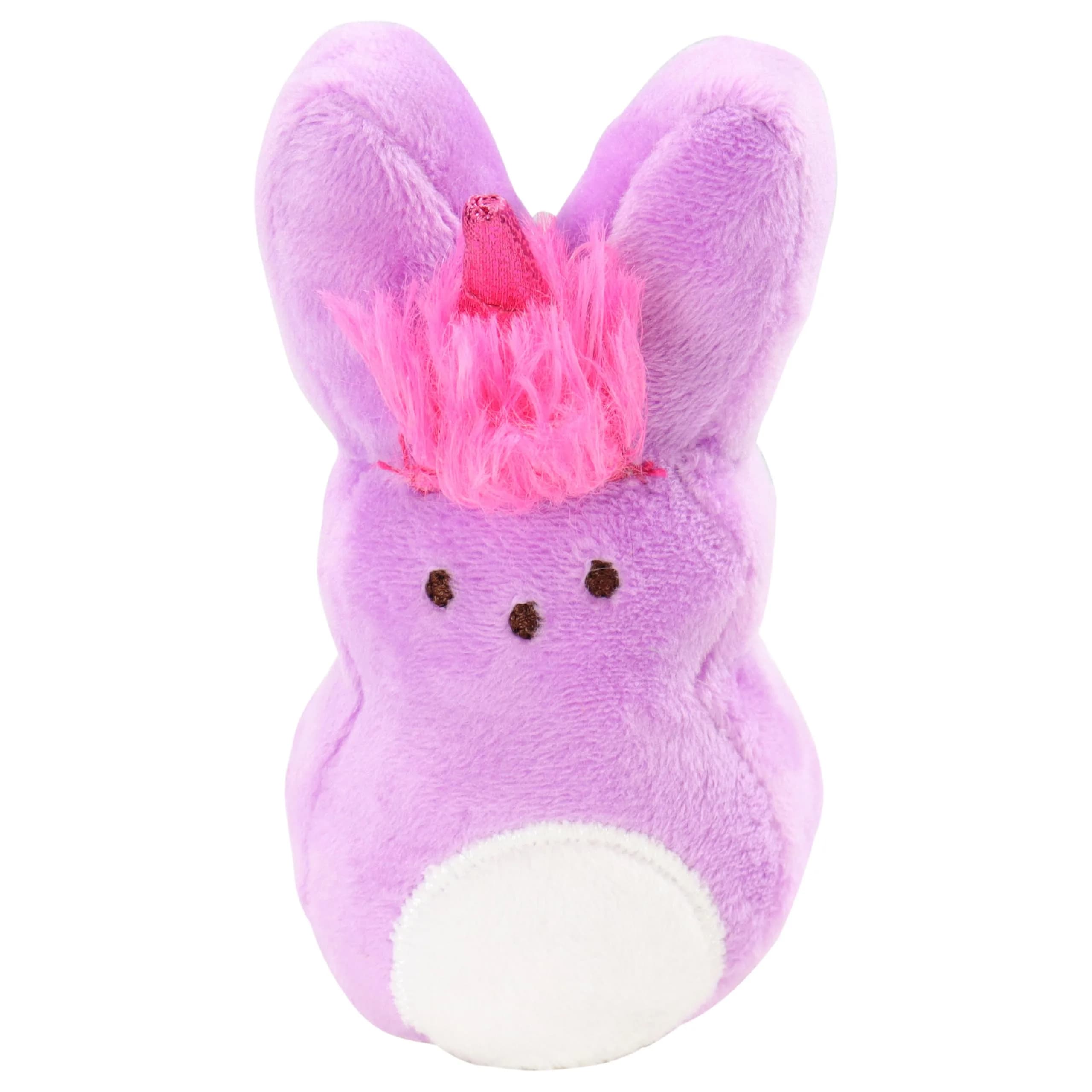 Animal Adventure Purple Unicorn Palm Pet Bunny Peeps Plush Toy | ASTM-Tested Educational Toy Figure - main product image