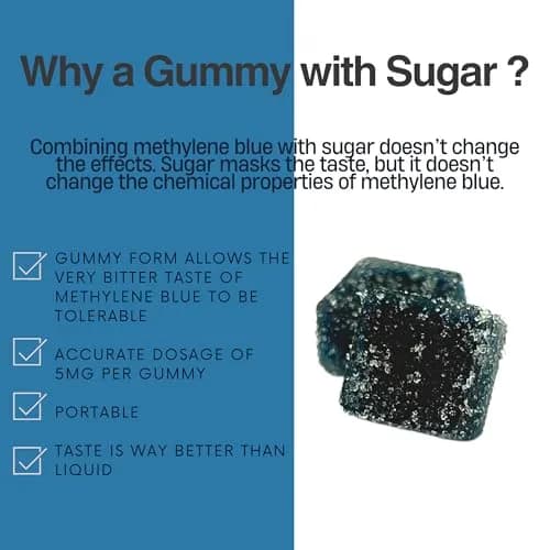 Methylene Blue Co Methylene Blue Gummies 5mg (30 Count) thumbnail 6