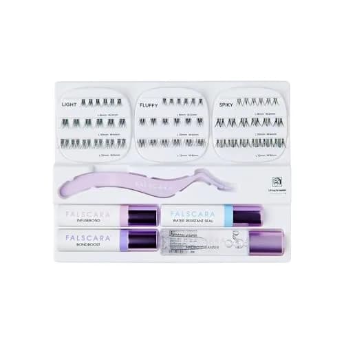 FALSCARA False Eyelash Kit | 54 Stackable Clusters, Water-Resistant, Delicate, 8-12mm thumbnail 4