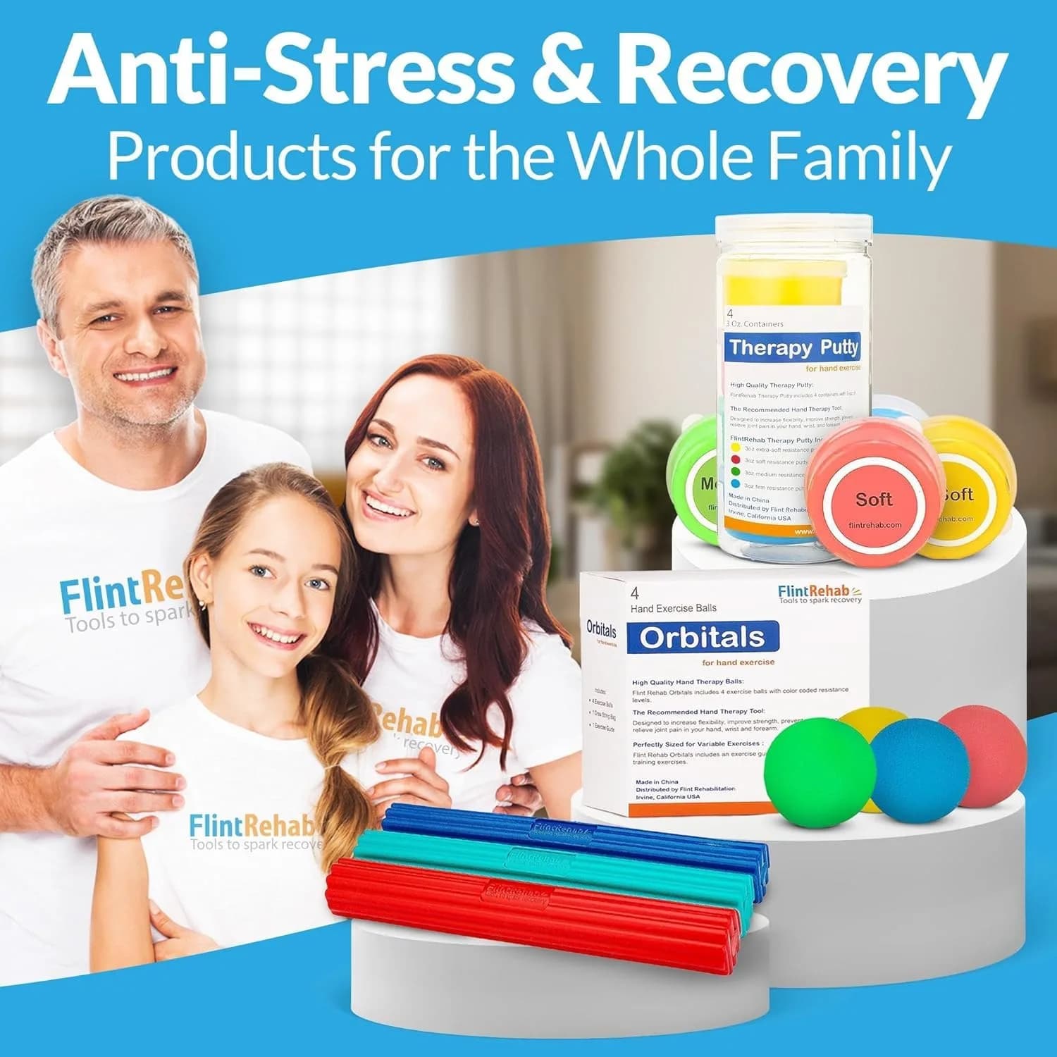 FlintRehab Therapy Putty 6-Pack, 3 oz Each | Hand Exercise Putty for Adults & Kids - view 8
