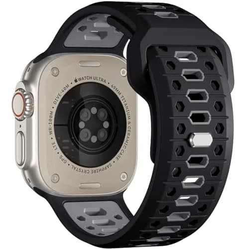 Maledan Sport Silicone Watch Band 49mm/46mm/45mm/44mm/42mm | Breathable, Waterproof, Adjustable thumbnail 1