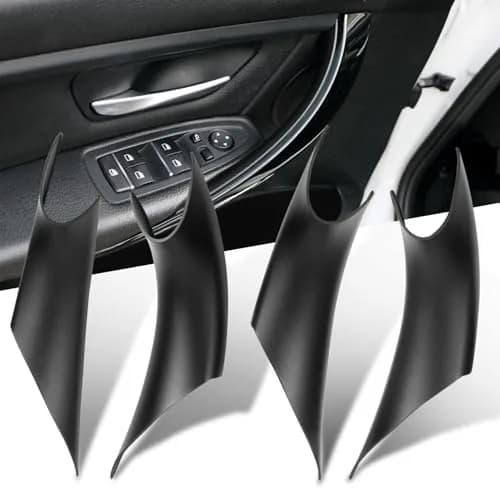 Jaronx Door Handle Covers for BMW 3 Series & 4 Series | 4PCS, Black, OEM Fit thumbnail 1