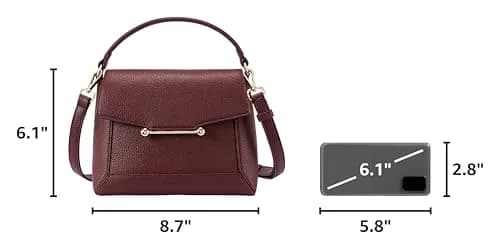BOSTANTEN Crossbody Purse for Women Vegan Leather Shoulder Purse | Compact, Stylish, Secure thumbnail 3