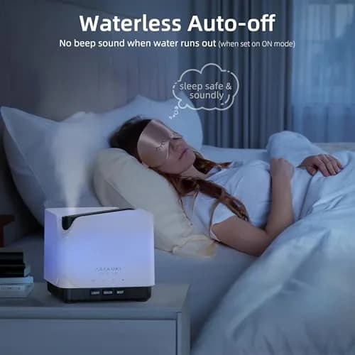 ASAKUKI Large 700ml Essential Oil Diffuser Humidifier | Ultrasonic Aroma Diffuser for Home & Large Spaces thumbnail 4