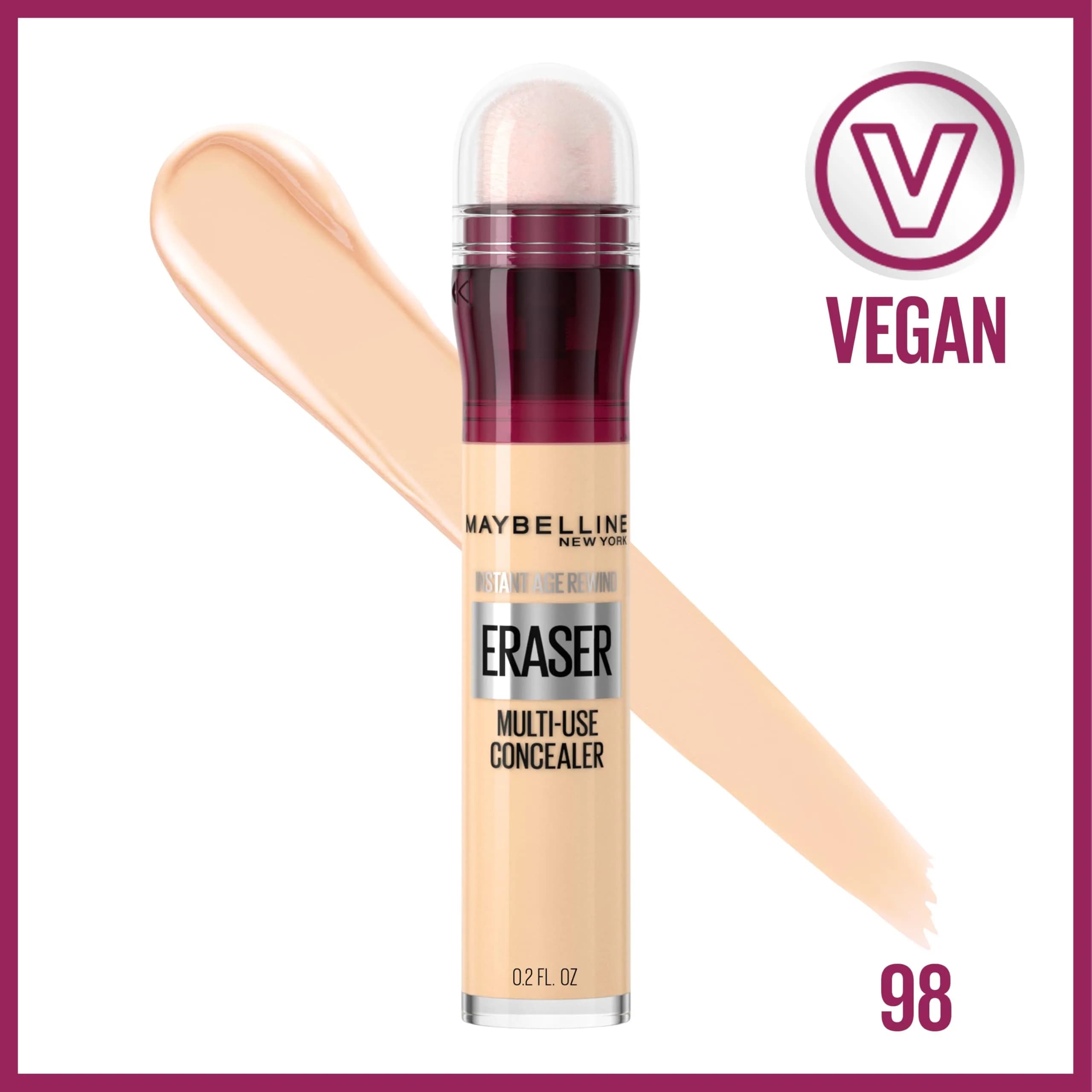 Maybelline Instant Age Rewind Eraser Concealer 98 | Hydrating & Crease-Resistant - view 2