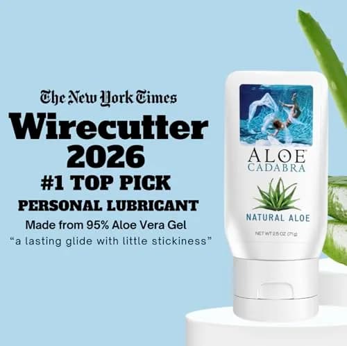 Aloe Cadabra Natural Aloe Vaginal Moisturizer 74ml (2.5 Fl Oz) | pH-Balanced, Water-Based, 95% Organic Aloe Vera thumbnail 3