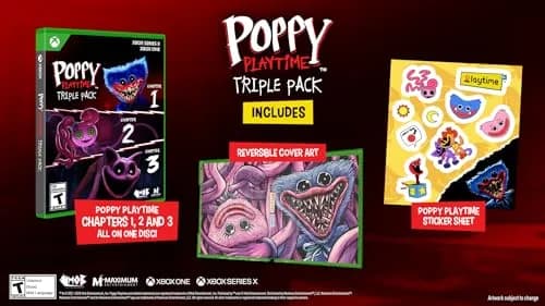 Poppy Playtime Triple Pack Xbox Series X | Xbox One 13.5cm (5.4in) | Horror Puzzle Adventure Game thumbnail 2