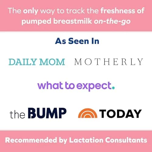 Dr. Talbot's Mom MilkFresh Breast Milk Sensors - 20 Pack | Tracks Time & Temperature for Freshness thumbnail 4