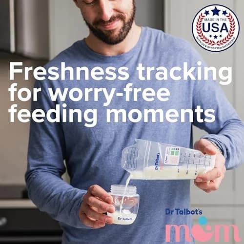 Dr. Talbot's Mom MilkFresh Breast Milk Sensors - 20 Pack | Tracks Time & Temperature for Freshness thumbnail 8