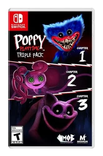 Poppy Playtime Triple Pack Nintendo Switch Game | ESRB Teen Horror Adventure thumbnail 1