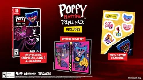 Poppy Playtime Triple Pack Nintendo Switch Game | ESRB Teen Horror Adventure thumbnail 2