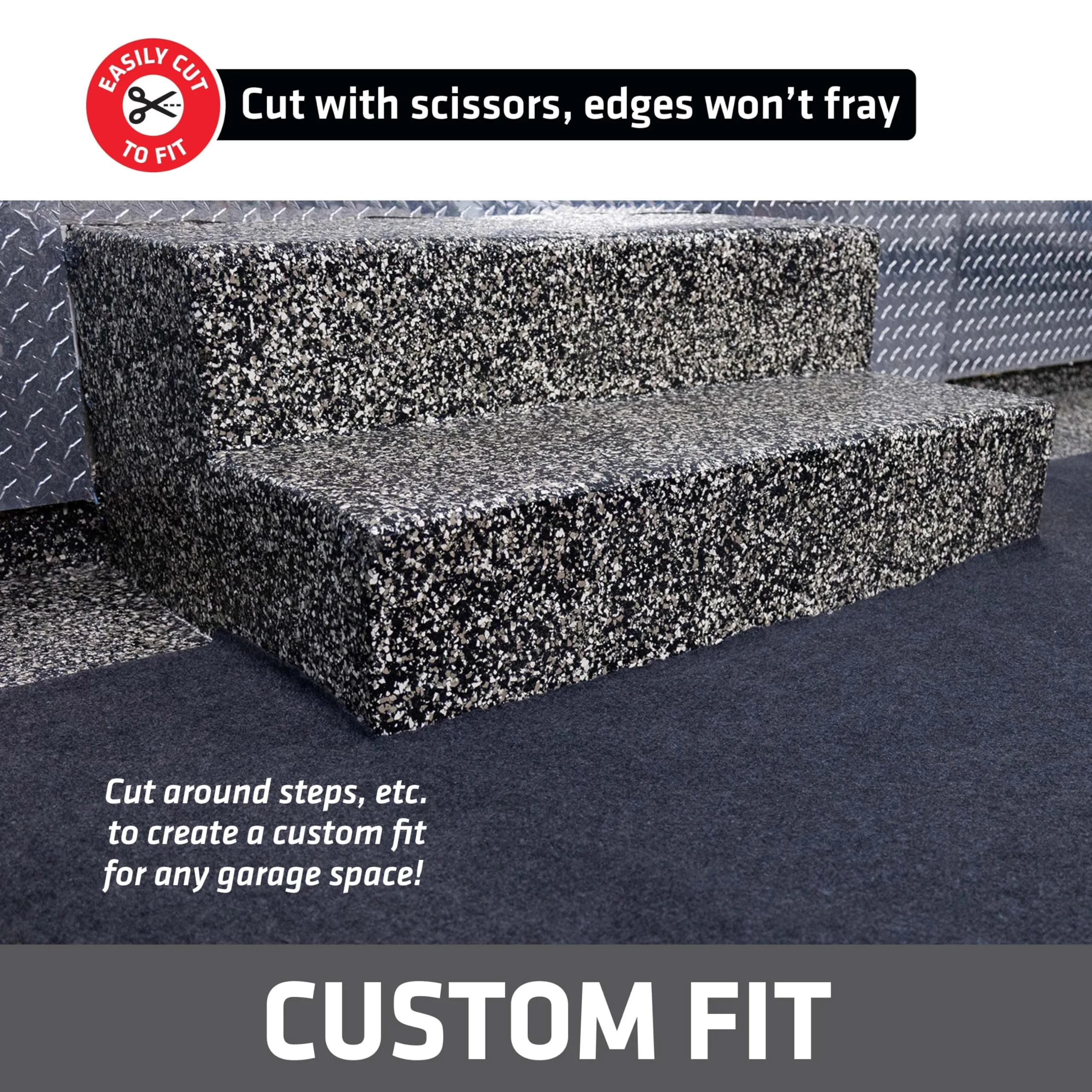 Drymate Charcoal XL Oil Spill Mat 8'10" x 2'6" (1-Pack) | Premium Absorbent Garage Floor Protection - view 4
