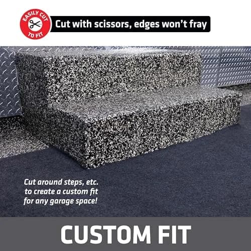 Drymate Garage Floor Runner Mat, 5.5 m (18') x 0.76 m (2'6"), Waterproof & Absorbent, Slip-Resistant, Washable, Made in USA thumbnail 4