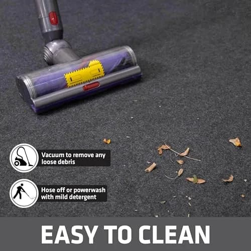 Drymate Garage Floor Runner Mat, 5.5 m (18') x 0.76 m (2'6"), Waterproof & Absorbent, Slip-Resistant, Washable, Made in USA thumbnail 7
