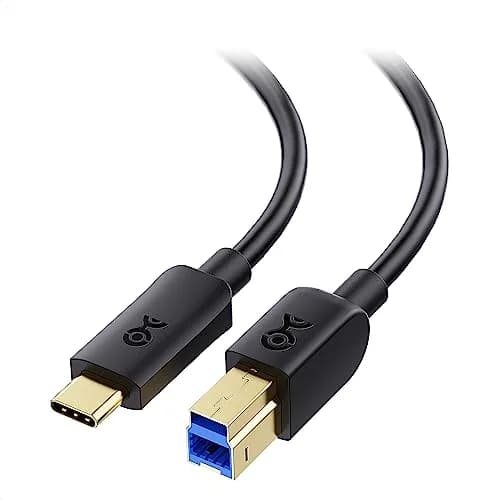 Cable Matters USB-C to USB-B 3.0 Cable 0.3m (1 ft) | 5 Gbps Data Transfer for USB-C Laptops to USB-B Devices thumbnail 1
