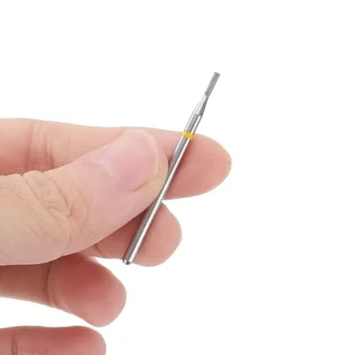 HARFINGTON Diamond Grinding Bit 1.35mm Cylinder Head 2.35mm Shank 5mm Length (10pcs, 325-400 Grits) | For Ceramic, Glass, Stone, Metal & Nails thumbnail 5