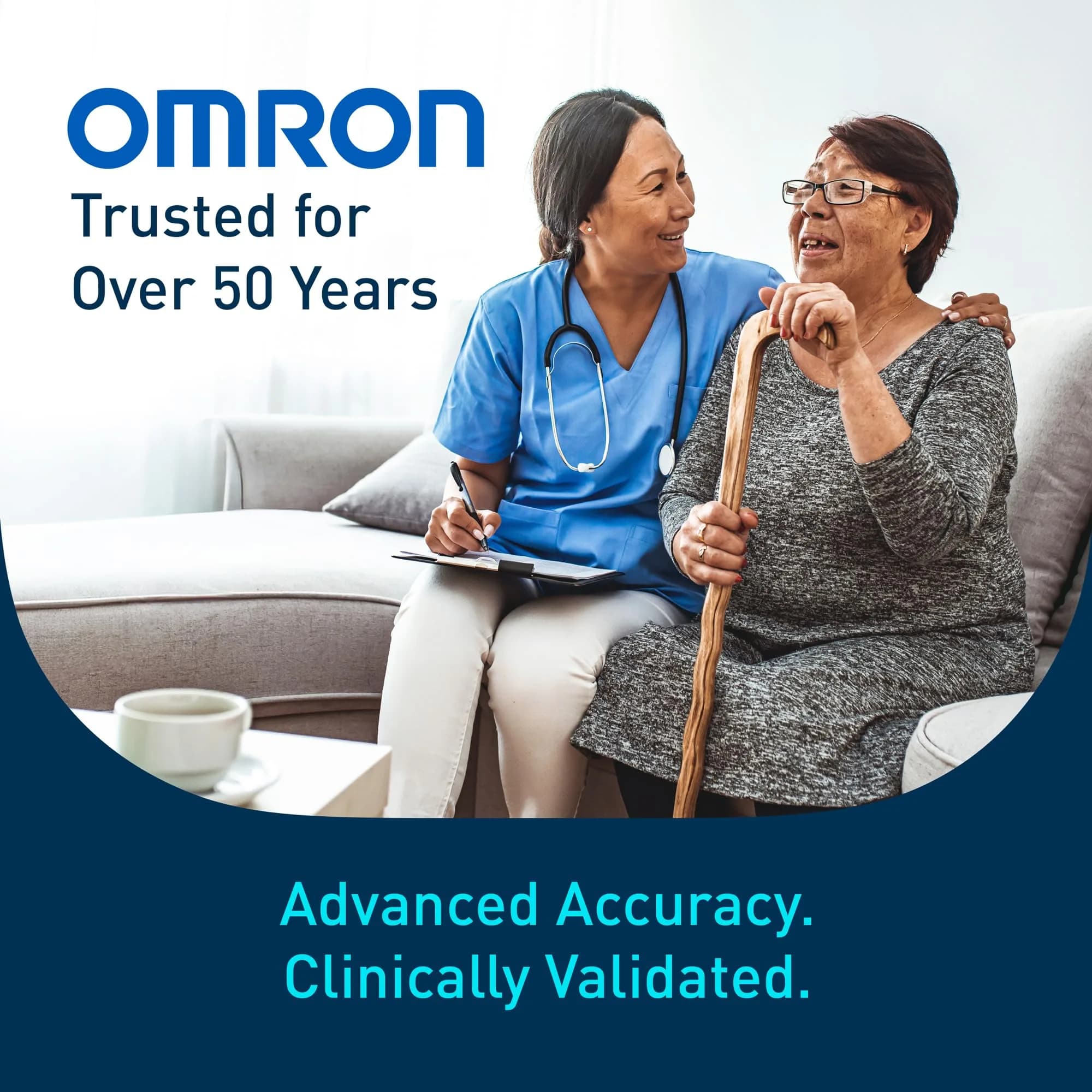 OMRON Iron Upper Arm Blood Pressure Monitor & Cuff | Advanced Accuracy Technology - view 6