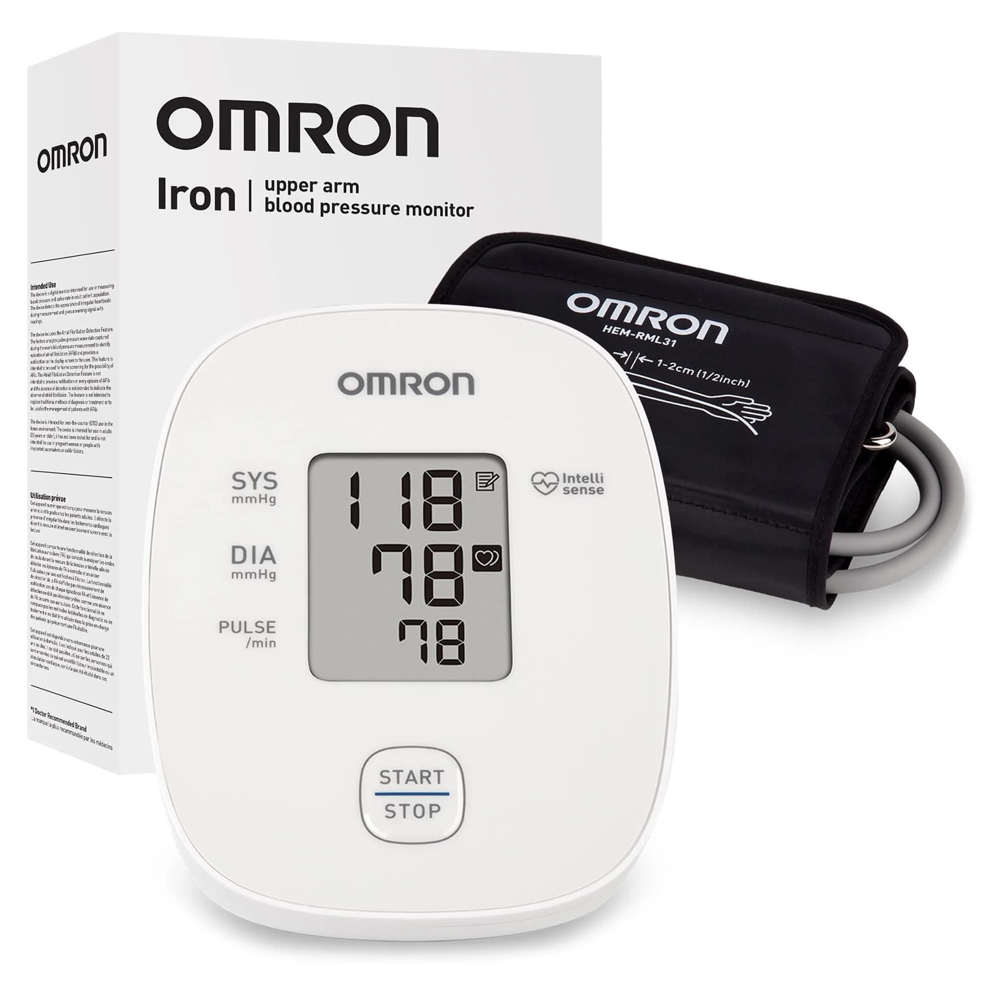 OMRON Iron Upper Arm Blood Pressure Monitor & Cuff | Advanced Accuracy Technology - main product image