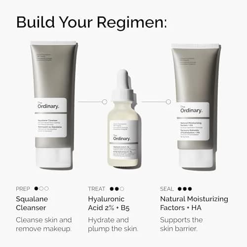 The Ordinary Hyaluronic Acid 2% + B5 Serum with Ceramides, Multi-Depth Hydration, 30ml (1 Fl Oz) - Pack of 2 thumbnail 5