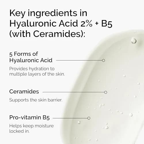 The Ordinary Hyaluronic Acid 2% + B5 Serum with Ceramides, Multi-Depth Hydration, 30ml (1 Fl Oz) - Pack of 2 - view 3