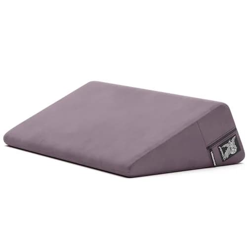 Liberator Wedge Intimate Sex Positioning Pillow - Décor Velvet, Purple | 27° Angled Support for Deeper Pleasure thumbnail 1