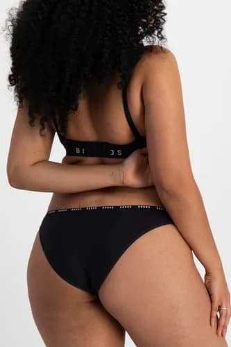 Bonds Women’s High-Cut Bikini Panties 3-Pack | Stretch Cotton-Blend, Soft Comfort in India thumbnail 4