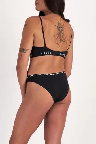 Bonds Women’s High-Cut Bikini Panties 3-Pack | Stretch Cotton-Blend, Soft Comfort in India thumbnail 5