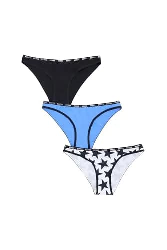Bonds Women’s High-Cut Bikini Panties 3-Pack | Stretch Cotton-Blend, Soft Comfort thumbnail 1