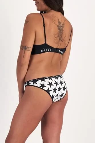Bonds Women’s High-Cut Bikini Panties 3-Pack | Stretch Cotton-Blend, Soft Comfort thumbnail 5