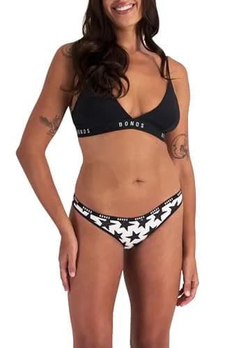Bonds Women’s High-Cut Bikini Panties 3-Pack | Stretch Cotton-Blend, Soft Comfort thumbnail 2