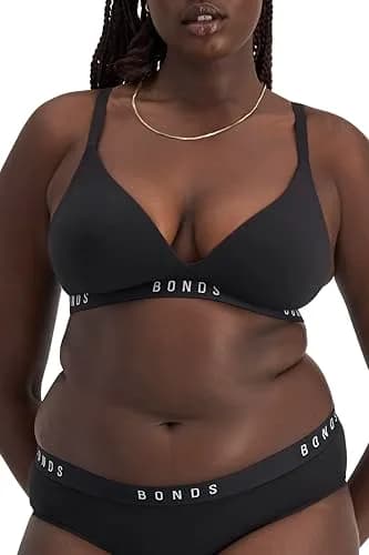 Bonds Wireless T-Shirt Bra – Contour Cups, Soft Cotton-Modal, Everyday Comfort Black | Support & Comfort thumbnail 5