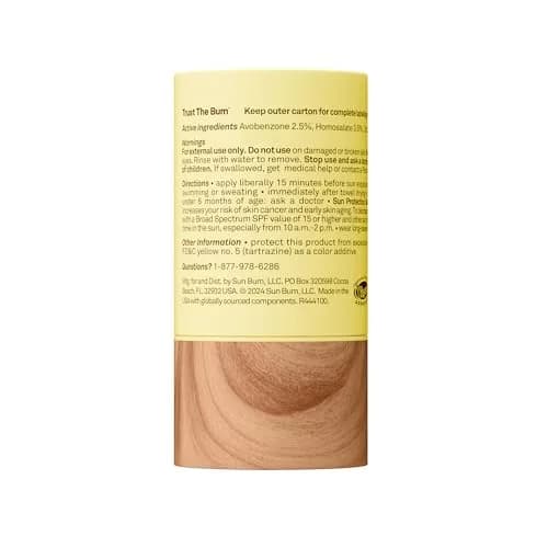 Sun Bum Original SPF 40 Face and Body Sunscreen Stick 0.7 oz (20 ml) | Water Resistant & Reef Safe thumbnail 6