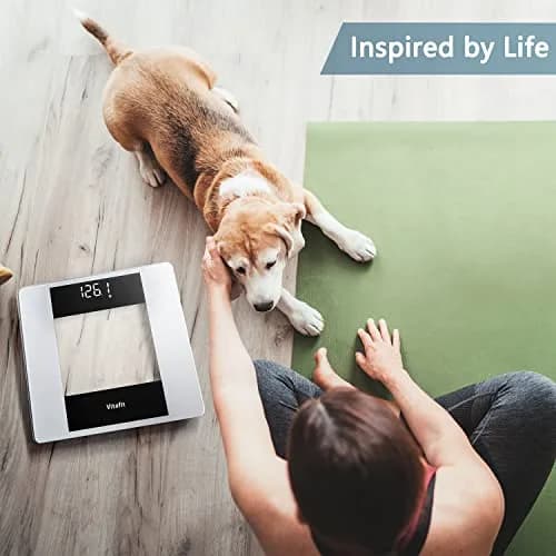 Vitafit Digital Body Weight Scale 180kg (400lb) | High Accuracy with White LED & Step-On thumbnail 5