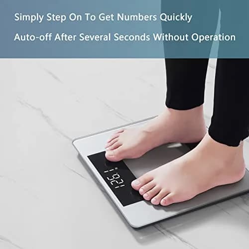 Vitafit Digital Body Weight Scale 180kg (400lb) | High Accuracy with White LED & Step-On thumbnail 3