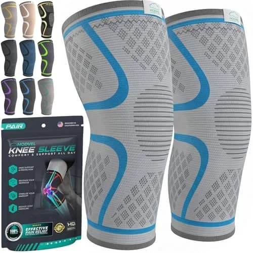 Modvel Compression Knee Brace 2-Pack XXX-Large (698.5 g / 1.54 lb) | FDA Approved Orthopedic Brace for Arthritis & Injury Support thumbnail 1