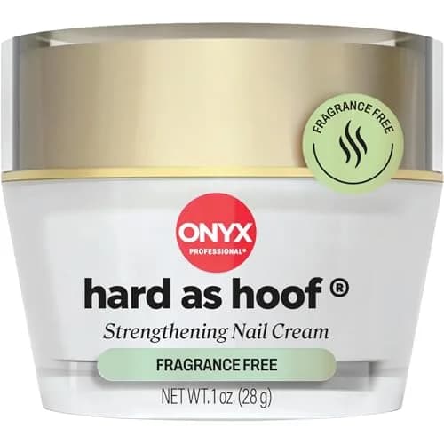 Onyx Professional Hard As Hoof Nail Strengthening Cream 29.57ml (1 oz) | Stops Splits, Chips, Cracks & Promotes Growth thumbnail 1