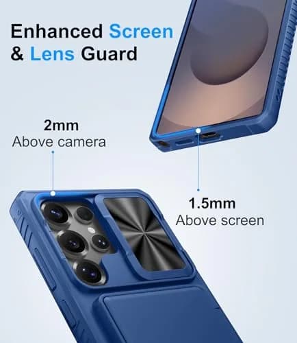 BXYJY Samsung Galaxy S25 Ultra Wallet Case with Card Holder & Camera Cover | Military Drop Protection thumbnail 6