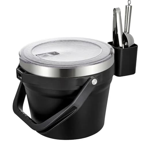 COKTIK 7L Vacuum Insulated Ice Bucket with Lid & Tongs | Large Capacity Stainless Steel Beverage Bucket for Parties thumbnail 1