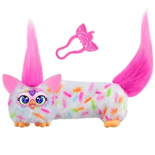 Furby DJ Furblets Berry-Cup-Cake Mini Electronic Plush Toy | ASTM-Tested Toy Figure thumbnail 1