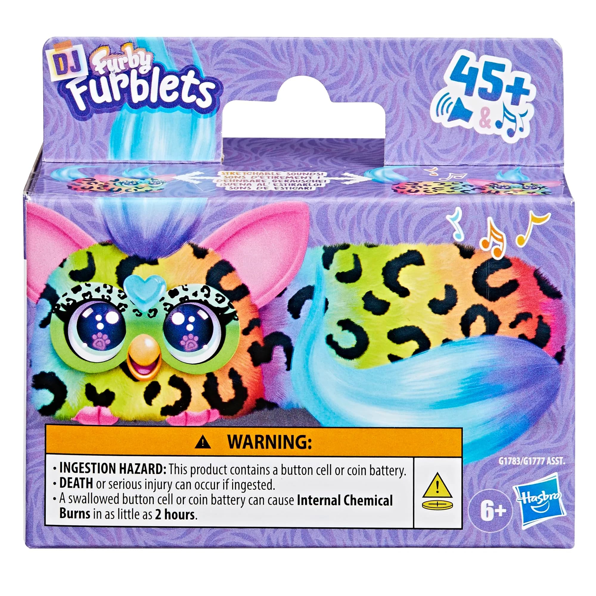 Furby DJ Furblets Rain-Bow-Kat Mini Electronic Plush Toy 11.4 cm (4.49 inches) | Interactive Music & Furbish Speaker - view 2