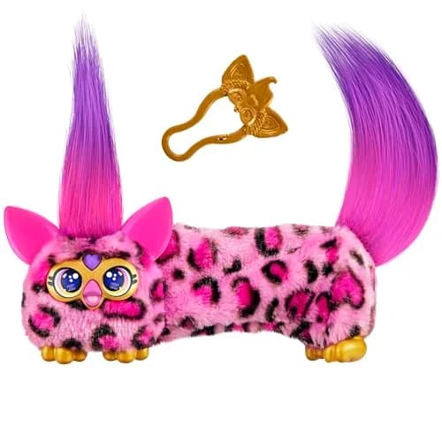 Furby DJ Furblets Kitt-Ee-Luv Mini Electronic Plush Toy 11.4cm (4.49 inches) | Interactive Music & Furbish Sounds thumbnail 1