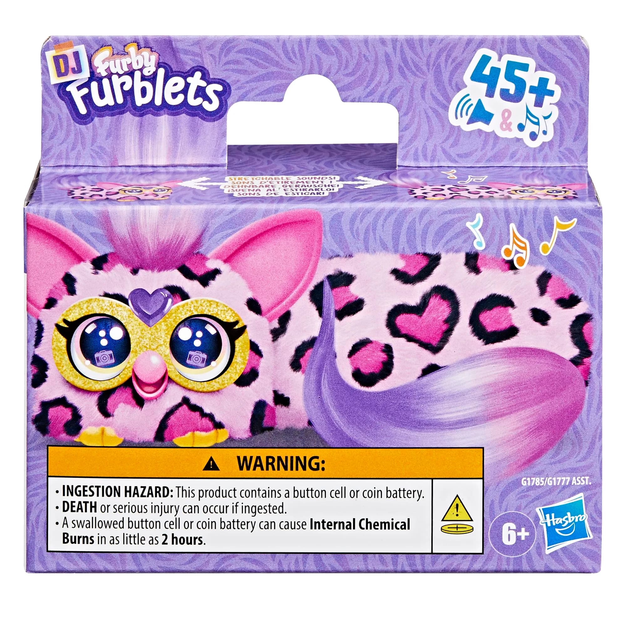 Furby DJ Furblets Kitt-Ee-Luv Mini Electronic Plush Toy 11.4cm (4.49 inches) | Interactive Music & Furbish Sounds - view 2